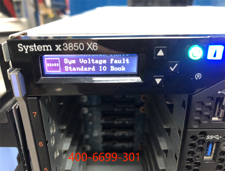 IBM X3850 X6 服务器 sys voltage fault standard io book报错维修